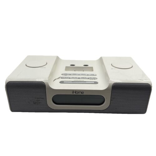 Apple iHome iH5 radio docking station alarm clock. Tested - Works, Needs Charger