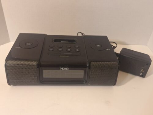 Apple iHome iH9 Dual Alarm Clock+Radio+Aux-In Speaker