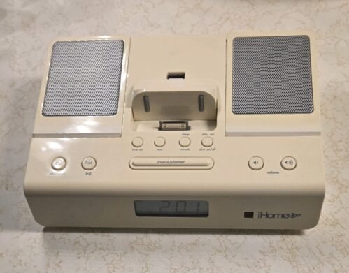 Apple iPod iHome2go Model iH265 Dock Portable Alarm Clock WORKS FREE SHIPPING
