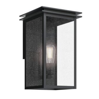 Arkville 14 in. 1 Light Outdoor Wall Light with Clear Seeded Glass...