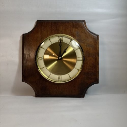 Art Deco Wall/Mantle Wooden Clock