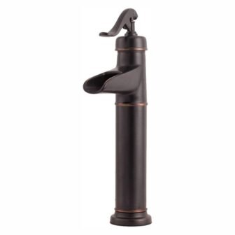 Ashfield Single Hole Single-Handle Vessel Bathroom Faucet in Tuscan Bronze