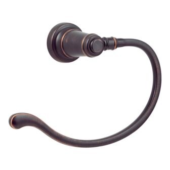 Ashfield Wall Mounted Towel Ring in Tuscan Bronze