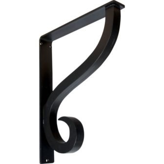 Ashford 2 in. x 15 in. x 12 in. Wrought Iron Bracket