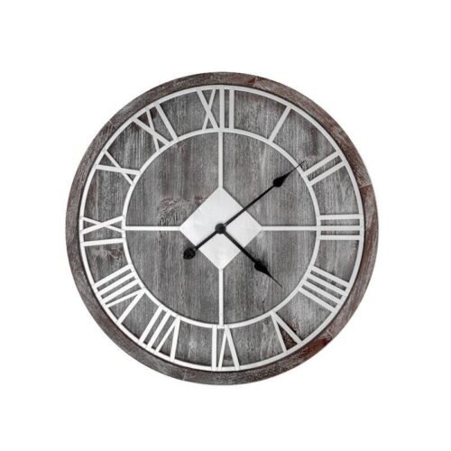 Ashton Roman Wall Clock Grey