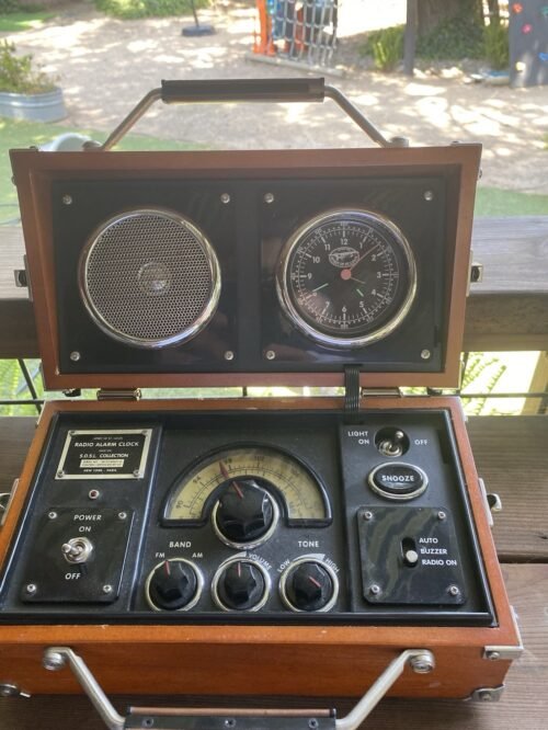 a Spirit of St. Louis AM/FM Radio Alarm Clock, a vintage-style collectible