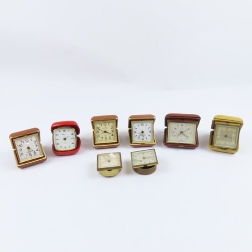 Assorted (8) Travel Clocks