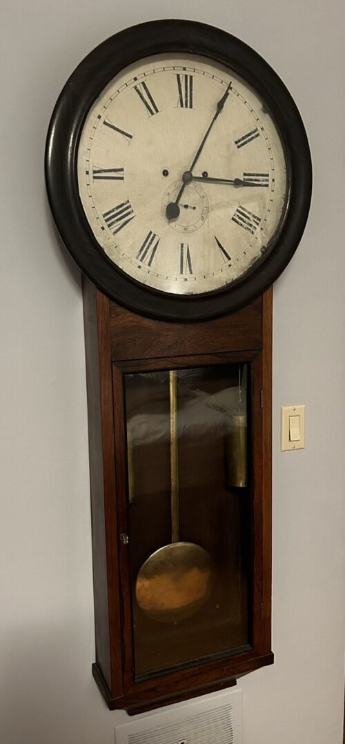 Atkins Long Drop Wall Clock