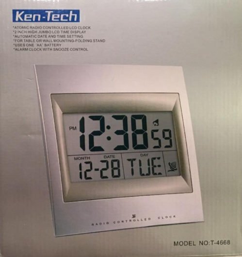 Atomic Radio Controlled LCD Clock