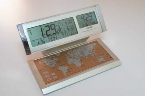 Atomic Accuracy Seiko Global Radio Wave Control Rare Vintage QHR019