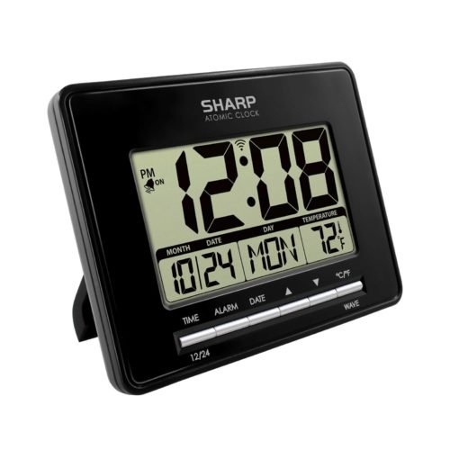 Atomic Desktop Clock – Auto Set Digital Alarm Clock - Atomic Accuracy - Easy ...
