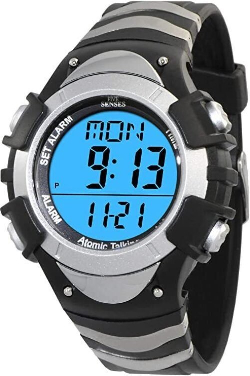 Atomic English Talking Watch for Seniors Men & Women Talking with Day-Date Alarm