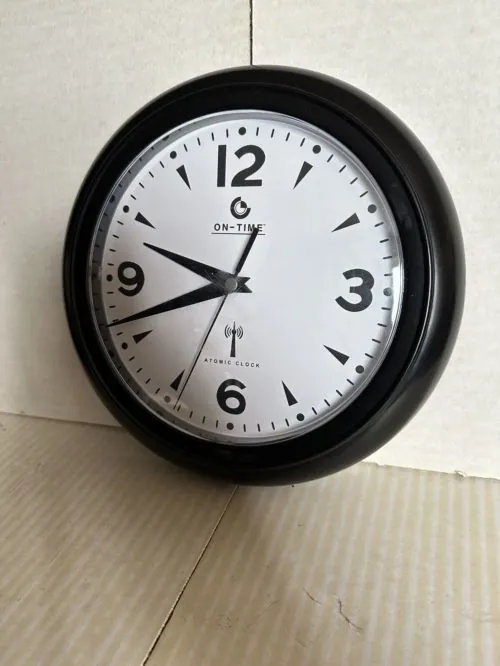 Atomic Wall Clock, Radio Controlled, Face Has Minor Scratches, Self Setting featured image