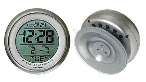 Atomic Waterproof Bathroom Digital Alarm Clock w/ Suction Cup New