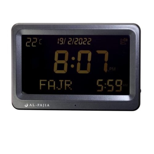Automatic Worldwide Digital 8 Azan Prayer Sounds Islamic Wall and Desk Clock ...