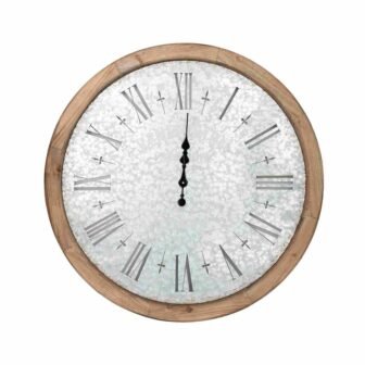 Avex 1-Piece 32.3 in. x 32.3 in. Brown Gray Grant Oversized Wall...