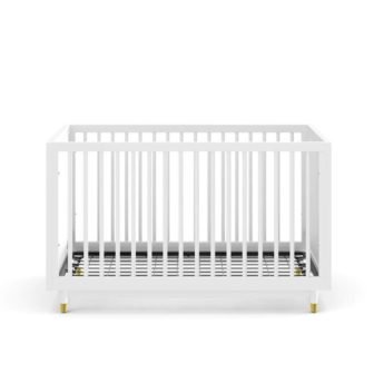 Aviary 3-in-1 Convertible Crib with Adjustable Mattress Height, White