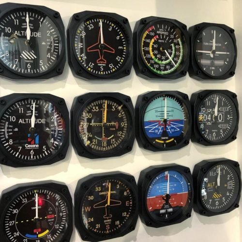 Aviation Wall Clock, Altimeter, Directional, Aviation, Airspeed, Vacuum, Gyro,