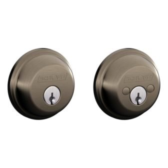 B62 Series Antique Pewter Double Cylinder Deadbolt Certified Highest for Security and...