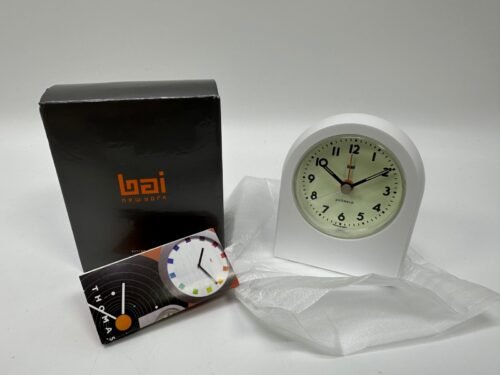 Bai Designer Pick-Me-Up Alarm Clock, BAI.569.LA White