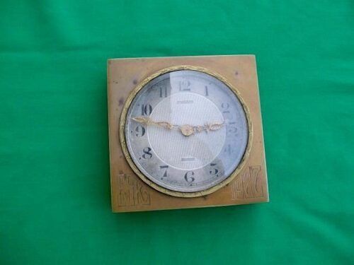 BAILEY BANKS & BIDDLE PHILADELPHIA MCM BRASS DESK CLOCK UNUSUAL