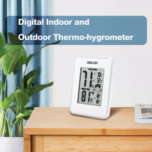 BALDR Digital Thermo-hygrometer LCD Humidity Temperature Tendency Meter Indoor