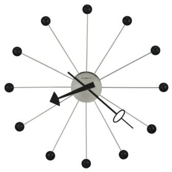 Ball Clock II Black Wall Clock