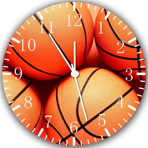 Basketball Frameless Borderless Wall Clock Nice For Gifts or Decor Z94