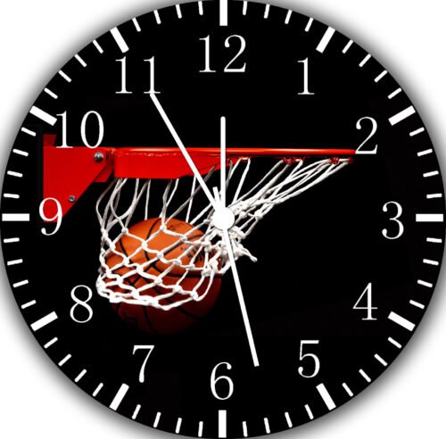 Basketball Frameless Borderless Wall Clock Nice For Gifts or Home Decor E189