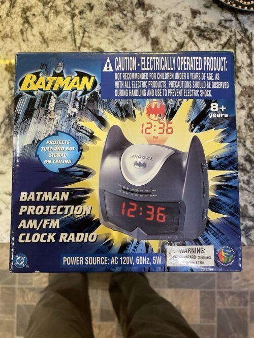 Batman Alarm Clock With Projector Vintage KSM6007 - NEW IN BOX