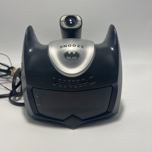 Batman Alarm Clock w/Projector TESTED Model KSM6007 Kids Station Toys SHIPS FAST