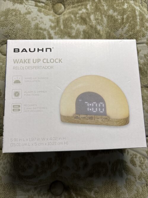 Bauhn Wake Up Alarm Clock,Simulated Sunrise ,Alarm Clocks for Bedroom