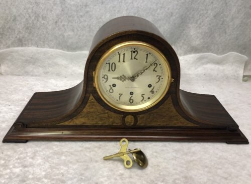 BEAUTIFUL SETH THOMAS ANTIQUE WESTMINSTER CHIME MANTEL CLOCK NO. 60-CIRCA 1936