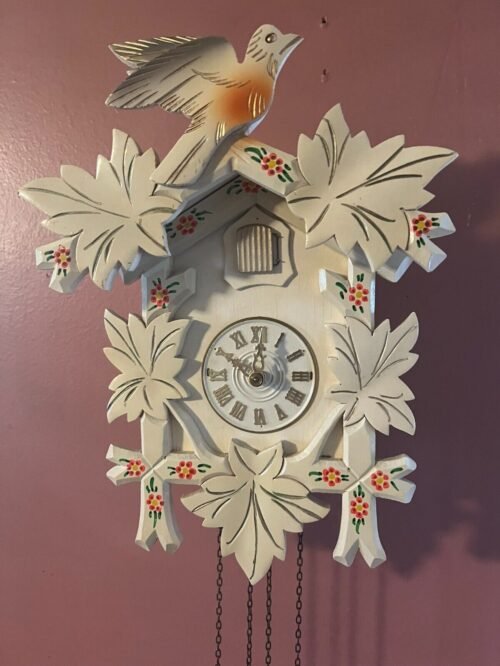 Beautiful Vintage Hubert Herr Cuckoo Clock Made in West Germany UPDATE: WORKS!