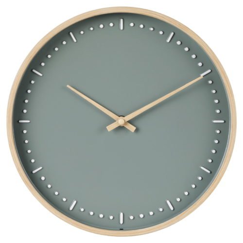 Better Homes & Garden 11.5" round Indoor Green Analog Wall Clock