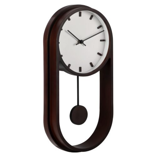 Better Homes & Gardens 7.8"Quartz Modern Indoor Pendulum Clock,Easy Installation