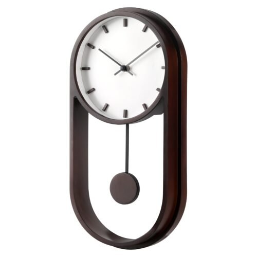 Better Homes&Gardens 7.8" Quartz Modern Indoor Pendulum Clock, Easy Installation