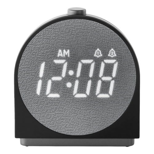Better Homes & Gardens Super-Fast Charging Digital Alarm Clock Fabric Display