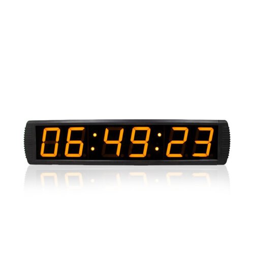Big Electronic Countdown Wall Clock Stopwatch Led Digital Timer Workshop Factory