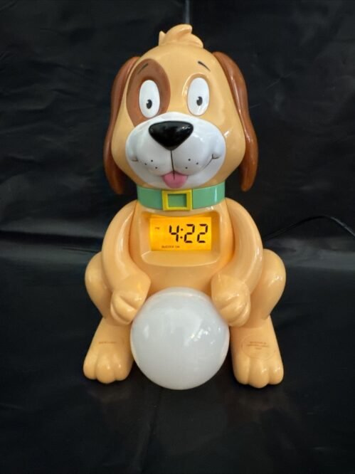 Big Red Rooster Dog Light Kids Sleep Training Alarm Clock BRRC105 8"