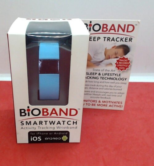 BIOBAND SMARTWATCH & ACTIVITY TRACKER WRISTBAND IPHONE/ANDROID blue