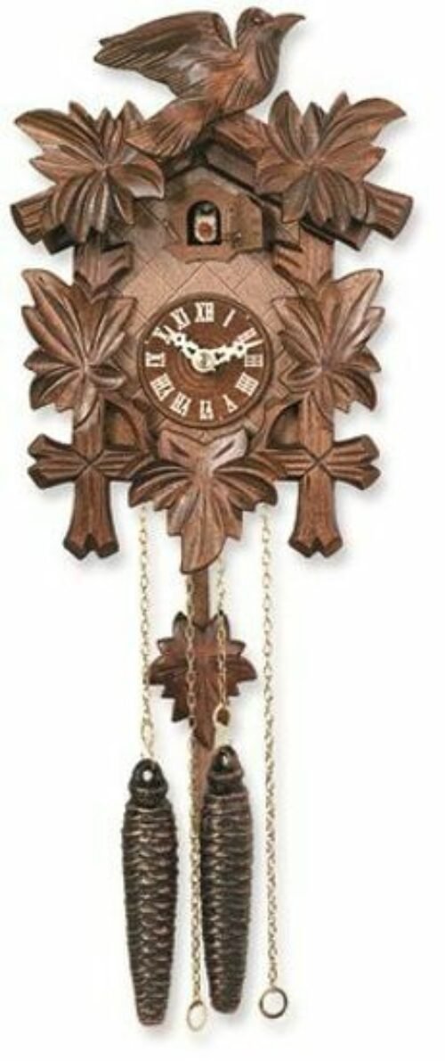 Bird with Five Leaves Cuckoo Clock Made in Germany