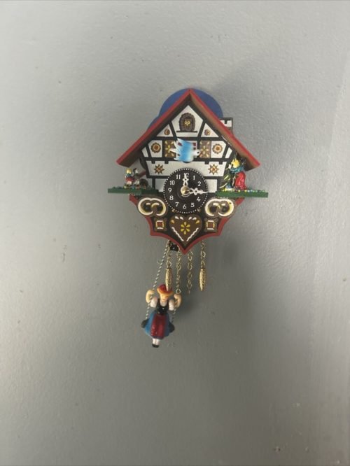 Black Forest Clock Black Forest House Germany Battery Operated Schwarzwalduhr