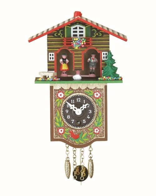 Black Forest Clock Black Forest House Weather House TU 809 P NEW