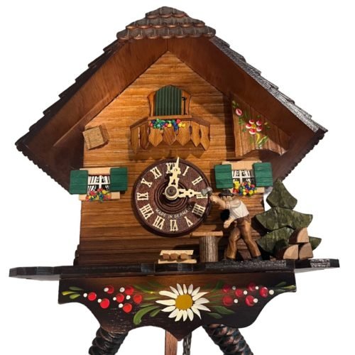 Black Forest Cuckoo Clock Made In Germany—Works, Read.