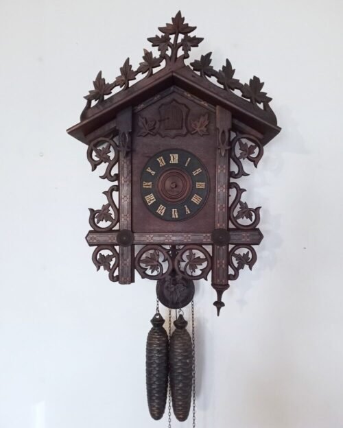 Black Forest German Railroad Cuckoo Clock L.A. Bretinger * PARTS OR REPAIR *