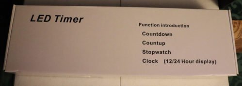 Blue 1.8" 9Digits Large LED Countdown Count Up Days Clock with Remote