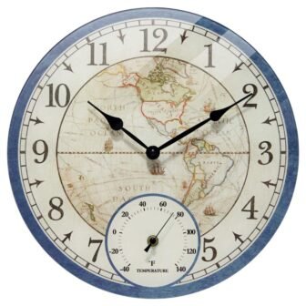 Blue Orbis All Weather Clock