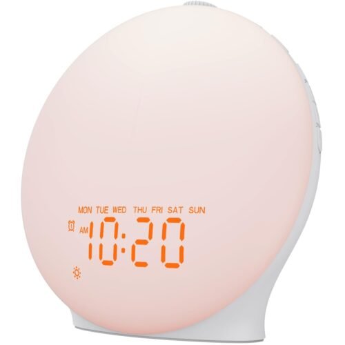 Bluetooth Alarm Clock with Soothing NightLights for Bedrooms New