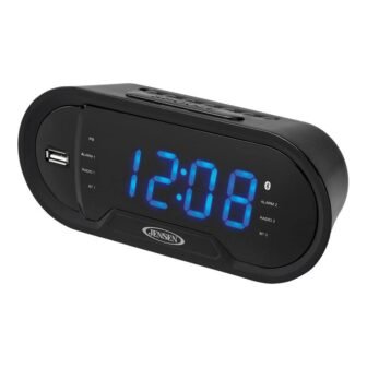 Bluetooth Digital AM/FM Dual Alarm Clock with USB Charging Port